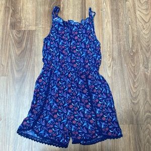 Girls size S 7/8 blush by is angles romper